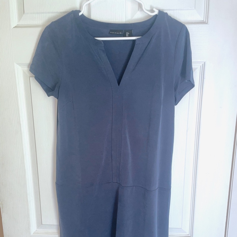 Simple Navy Blue Dress